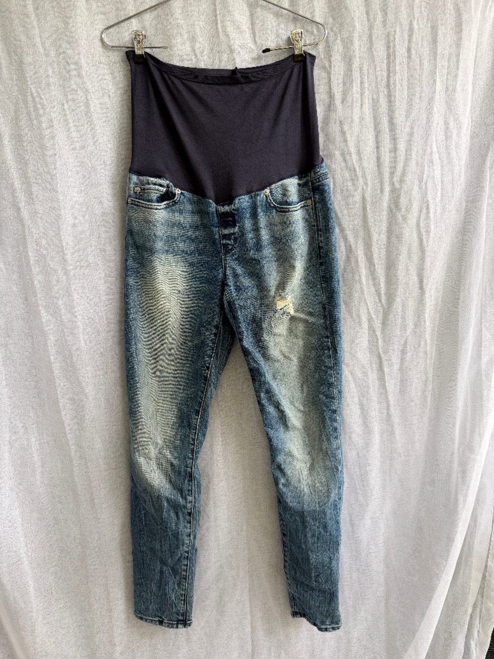 Gap Maternity Distressed Jeans | 30/10 | Stretch Skinny Denim | Casual Pregnancy